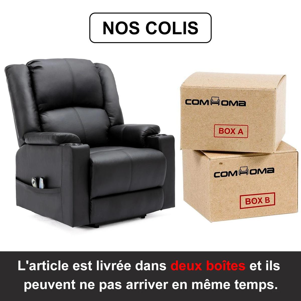 Fauteuil inclinable électrique pour personnes âgées