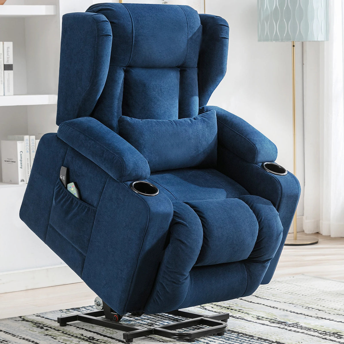 Fauteuil de massage avec surface en tissu