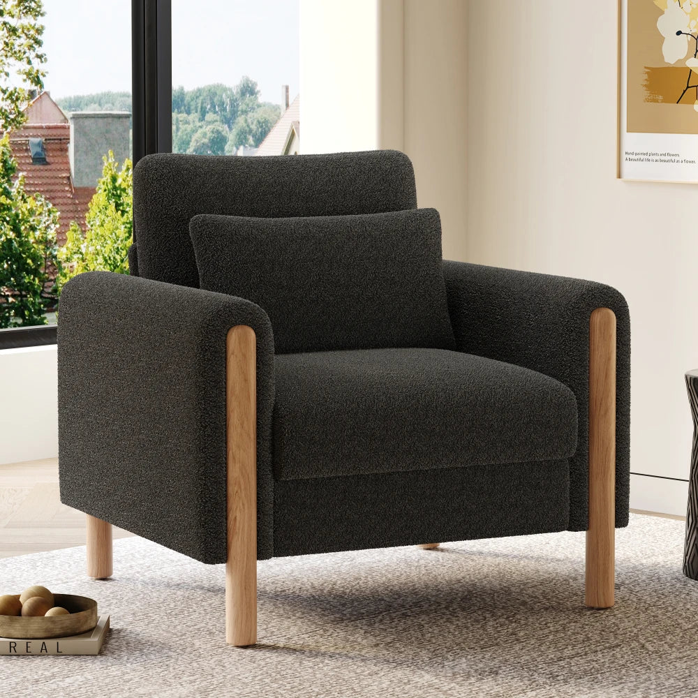 Fauteuil moderne rembourrage doux