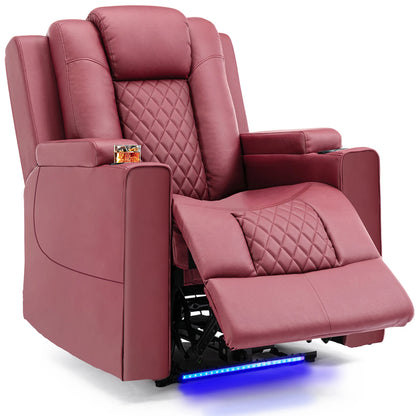 fauteuils inclinables et chaises longues avec LED