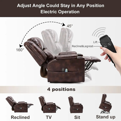 Fauteuil inclinable électrique pour personnes âgées