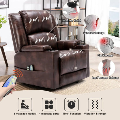 Fauteuil inclinable électrique pour personnes âgées