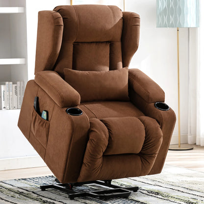Fauteuil de massage avec surface en tissu