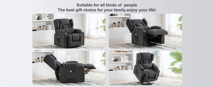 Fauteuil de massage avec surface en tissu