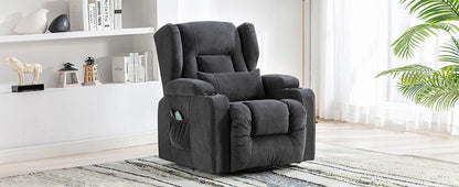 Fauteuil de massage avec surface en tissu