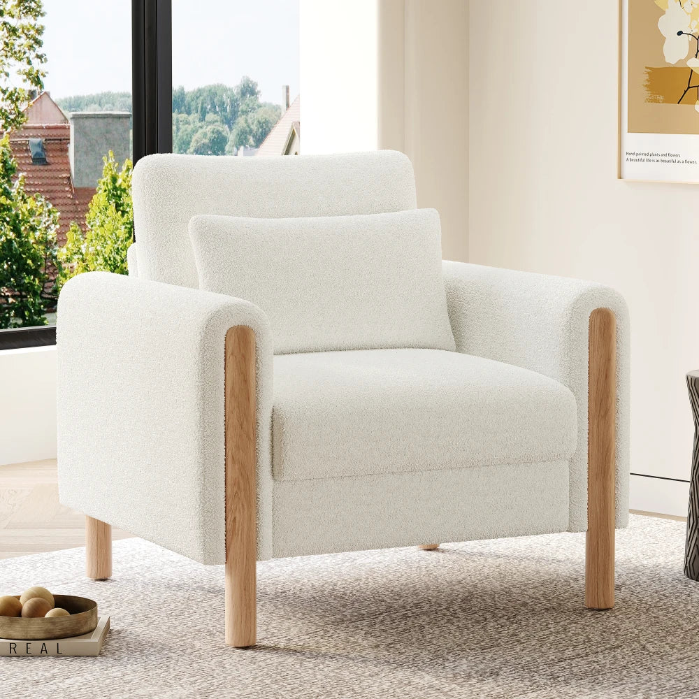 Fauteuil moderne rembourrage doux