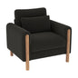 Fauteuil moderne rembourrage doux
