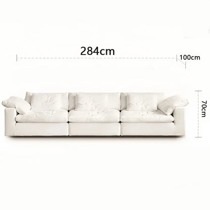 Canapé Nuage Modulaire en Tissu Chenille