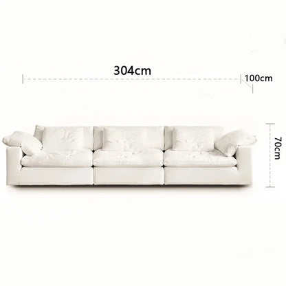 Canapé Nuage Modulaire en Tissu Chenille