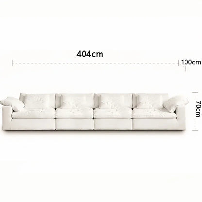 Canapé Nuage Modulaire en Tissu Chenille