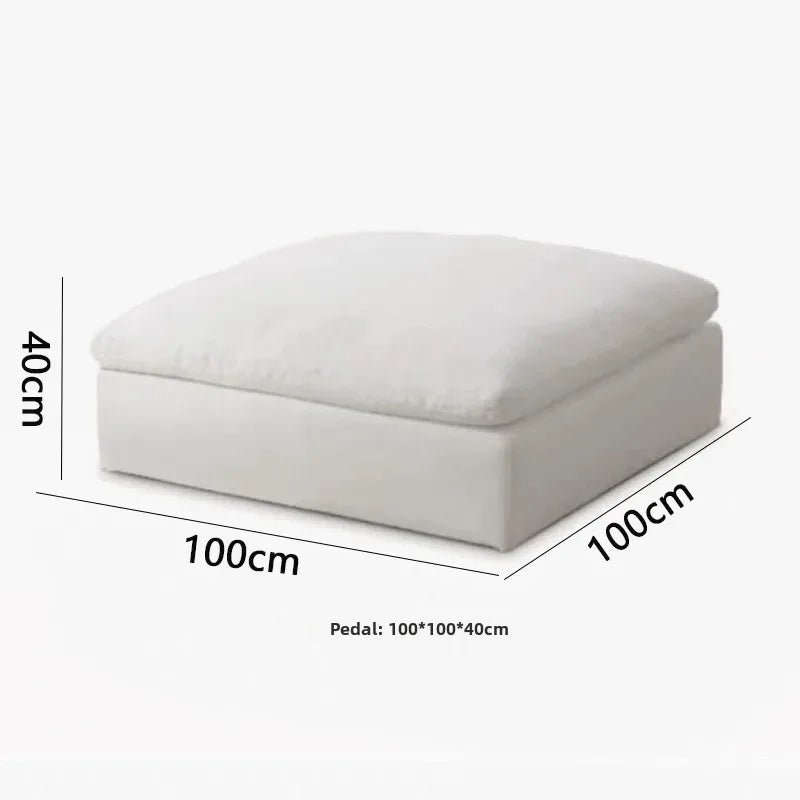Canapé Nuage Modulaire en Tissu Chenille