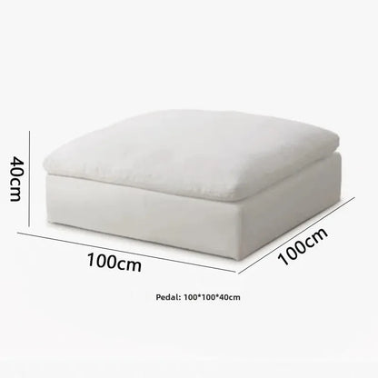Canapé Nuage Modulaire en Tissu Chenille