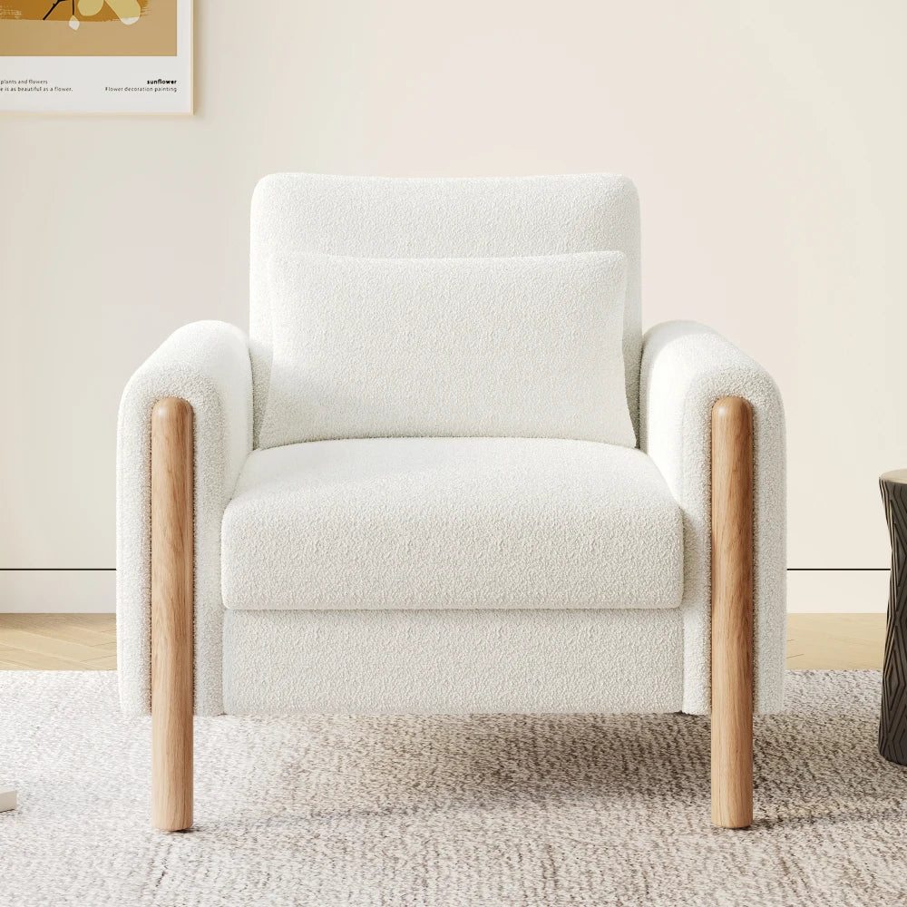 Fauteuil moderne rembourrage doux