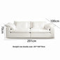 Canapé Nuage Modulaire en Tissu Chenille