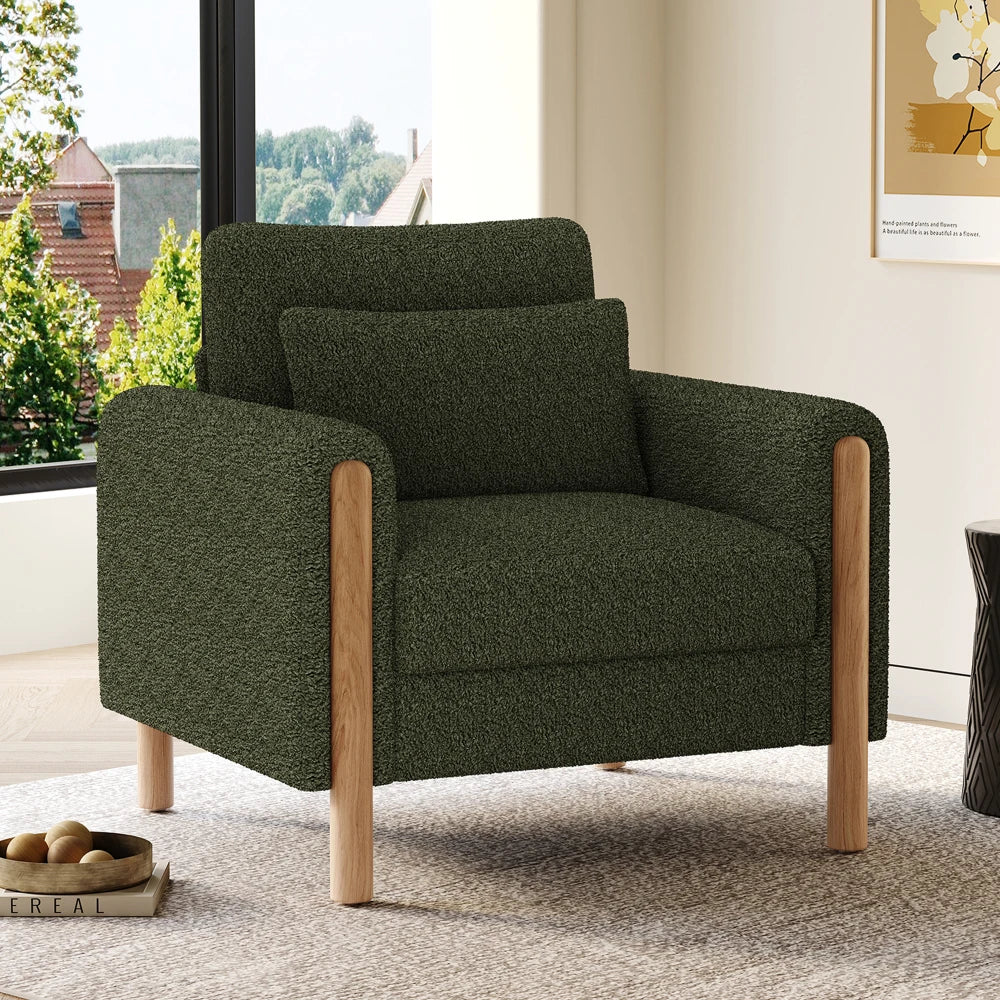 Fauteuil moderne rembourrage doux